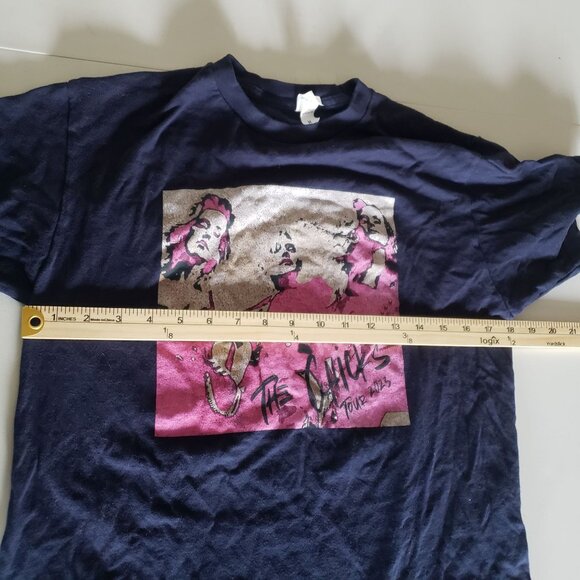 The Chicks 2023 Concert Tour Navy Band Tee Size M Short‎ Sleeve Graphic Music - Picture 8 of 8